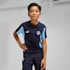 Manchester City Football ARCHIVE Tee - Youth 8-16 years, PUMA Navy-Team Light Blue, small-NZL