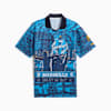 Olympique de Marseille ftblNRGY+ Retro Jersey Men, Bleu Azur, small