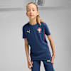 Portugal Casuals Youth Tee, Persian Blue-Sunny Yellow, small-NZL