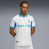 Maglia gara Home Olympique de Marseille Authentic 25/26 da uomo, PUMA White-Bleu Azur, small