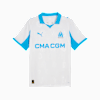 Olympique de Marseille 25/26 Men's Home Jersey, PUMA White-Bleu Azur, small-AUS
