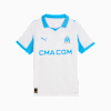 Camiseta Olympique de Marseille 1.ª equipación 25/26 juvenil, PUMA White-Bleu Azur, small