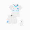 Conjunto Olympique de Marseille 1.ª equipación 25/26 infantil, PUMA White-Bleu Azur, small