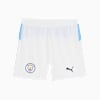 Manchester City 25/26 Shorts Youth, PUMA White-Team Light Blue, small