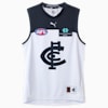 Carlton Football Club 2025 Men's Replica Clash Guernsey, PUMA White-Dark Navy-CFC Clash, small-AUS