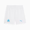 Shorts Olympique de Marseille 25/26 juveniles, PUMA White-Bleu Azur, small