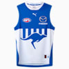 North Melbourne Football Club 2025 Men's Replica Away Guernsey, PUMA White-Surf The Web-NMFC Away, small-AUS