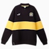 Richmond Football Club 2025 90s Unisex Quarter Zip Sweatshirt, PUMA Black-Vibrant Yellow-RFC, small-AUS