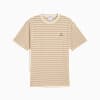 Borussia Dortmund MMQ Gestreiftes T-Shirt Herren, Granola-Alpine Snow, small