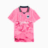 KIDSUPER x CF MONTERREY shirt voor dames, Fast Pink-PUMA White, small