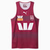Queensland 2025 Men's Training Singlet, Burgundy-PUMA White-QRL, small-AUS
