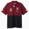 2025 QLD Maroons Men's Team Polo, PUMA Black-Burgundy-QRL, small-AUS