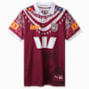 QLD Maroons 2025 Men's Replica Indigenous Jersey, Burgundy-PUMA White-QRL, small-AUS