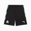 Olympique de Marseille Faster Shorts Men, PUMA Black-Heat Fire, small