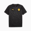 Playera de calentamiento de futbol para hombre BVB, PUMA Black-Yellow Sizzle, small