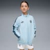 Manchester City KING Anthem Jacket Youth, Silver Sky-Deep Navy, small