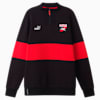 Essendon Football Club 2025 Unisex 90s Quarter Zip Sweatshirt, PUMA Black-PUMA Red-EFC, small-AUS