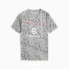 AC Milan Pre-match Jersey Youth, Smokey Gray-PUMA White, small