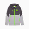 Manchester City PUMATECH Full-Zip Hoodie Men, Galactic Gray-Pro Green, small