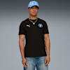 Manchester City FtblEssentials T-shirt voor heren, PUMA Black-Team Light Blue, small