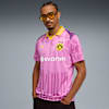KIDSUPER x BORUSSIA DORTMUND Jersey Men, Mauve Pop-Faster Yellow, small