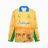 KIDSUPER x MAMELODI SUNDOWNS Retro shirt voor heren, Pelé Yellow-Fast Green, small
