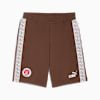 FC St. Pauli KING Sweat Shorts Men, Espresso Brown-PUMA White, small