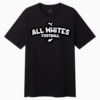 New Zealand All Whites Football 2025 Unisex Casual Tee, PUMA Black-PUMA White-NZF, small-NZL
