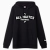 New Zealand All Whites Football 2025 Unisex Casual Hoodie, PUMA Black-PUMA White-NZF, small-NZL