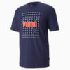 Reflective Graphic Men's Tee, Peacoat, small-SEA