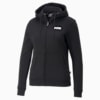 เสื้อฮู้ดแบบเต็มตัวและซิปเต็มตัวผู้หญิง Essentials, Puma Black, small-THA