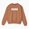 Essentials Full Length Women's Crew Neck Sweatshirt, Mocha Mousse, small-AUS