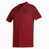 Essentials Pique Men's Polo Shirt, Pomegranate, small-THA