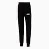 Essentials Men's Fleece Pants, Puma Black, small-AUS