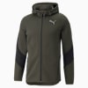 Evostripe Full-Zip Men's Hoodie, Forest Night, small-AUS