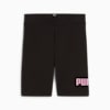 Essentials Logo Short Tights Youth, PUMA Black-Mauved Out, small-IDN