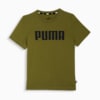 Essentials Tee - Boys 8-16 years, Olive Green, small-NZL
