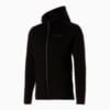 SPACER Men's Full-Zip Hoodie, Puma Black, small-NZL