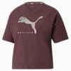Cyber Graphic Women's Tee, Fudge, small-PHL
