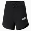 Essentials High Waist Shorts Women, Puma Black, small-PHL