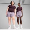 Essentials High Waist Shorts Women, Pale Plum, small-SEA
