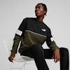 PUMA POWER Colourblock Men's Crew Neck Sweatshirt, Forest Night, small-NZL