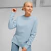 HER Crew Neck Sweatshirt Women, Blue Wash, small-THA