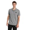 Essential Short Sleeve Men's Polo Shirt, Medium Gray Heather, small-PHL