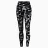 Fusion Women's AOP Leggings, Cotton Black, small-SEA