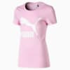 Classics Short Sleeve Girls' Logo Tee, Pale Pink, small-SEA