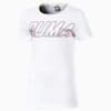 Alpha Logo Girls' Tee, Puma White, small-SEA