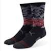 Tech Crew Golf Socks, BLACK/FIERY RED, small-SEA