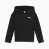 Sudadera con cremallera PUMA Core para niños pequeños, PUMA BLACK, small