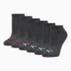 Calcetines cortos de media felpa PUMA para mujer (paquete de 3), BLACK, small